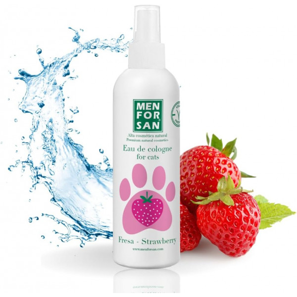 Menforsan Agua de Colonia Fresa para gatos 125ml