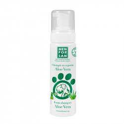 Menforsan Champú en espuma con Aloe Vera para perros 200ml