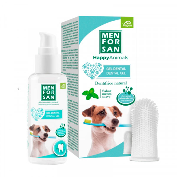Menforsan Gel dental natural para perros 60ml