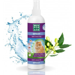 Menforsan Spray Anti-insectos con margosa, geraniol y lavandino para gatos 250ml