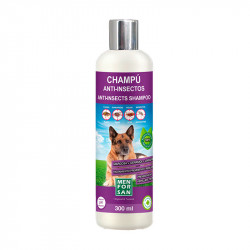 Menforsan Champú Anti-insectos con margosa, geraniol y lavandino para perros 300ml