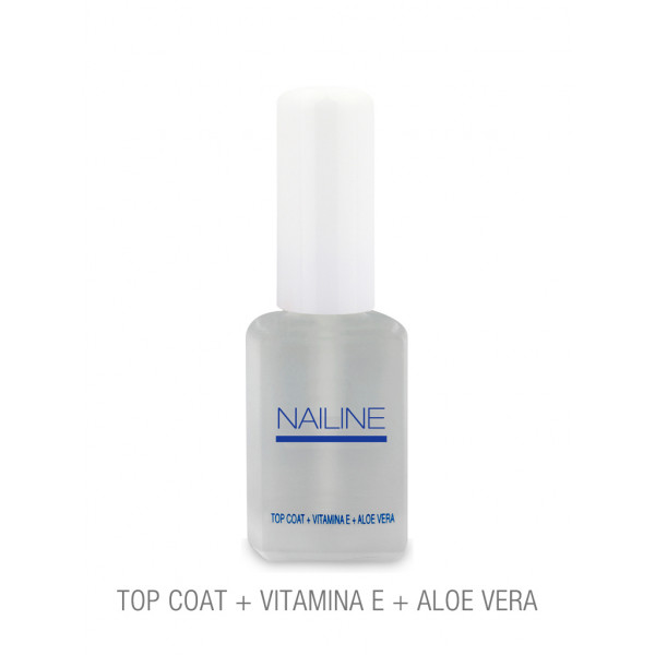 Nailine Tratamiento de Uñas Top Coat (Vitamina E + Aloe Vera) 11ml