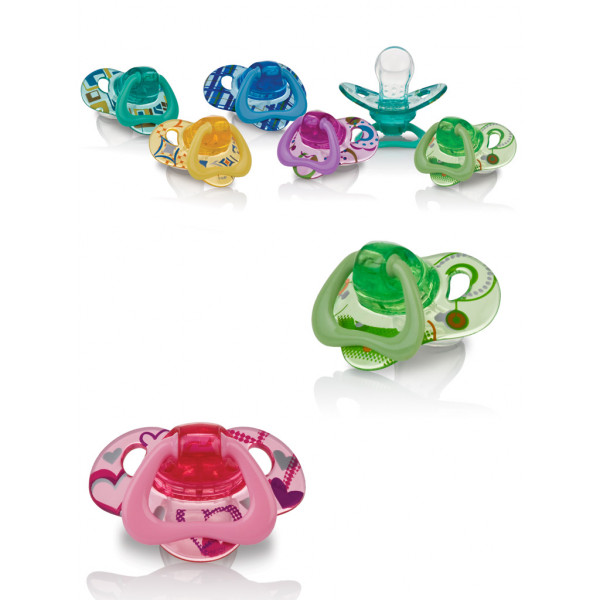 Nûby Posh Orthodontic Pacifiers (0-2 m)