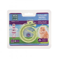 Menforsan Collar Anti-insectos con margosa, geraniol y lavandino para gatos